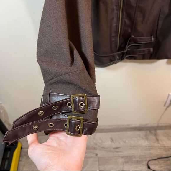 RQ-BL Brown Steampunk Jacket Men’s XL - Picture 5 of 11